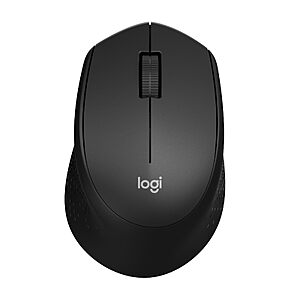 Logitech M330 Silent Plus Full Size 2.4 GHz Wireless Mouse - Black $16.14