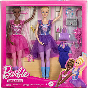 Barbie 12.7" Ballet Room Set w/ 2 Ballerina Dolls & Dance Accessories $19.99 + Free Shipping
