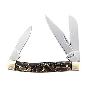 34OT Middleman Imperial | Old Timer Middleman Trio Pocket Knife - High Carbon Steel, Classic Multi-Tool Design $8.61