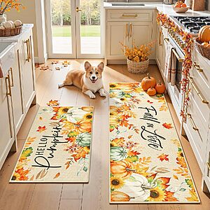 2-Pack Findosom 20"x32"+20"x59" Washable Non-Slip Kitchen Rug Set $9.59 + Free Shipping w/ Prime or on $35+