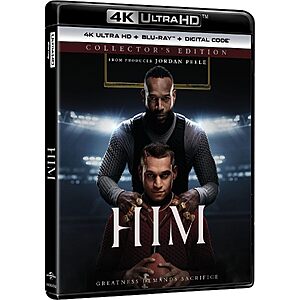 HIM - Collector's Edition 4K Ultra HD + Blu-ray + Digital $14.99 Amazon.com