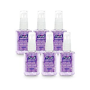 [SnS] $5.70 | 6-Pack 2-Oz Purell Hand Sanitizer Gel Lavender Travel Pump Bottle at Amazon