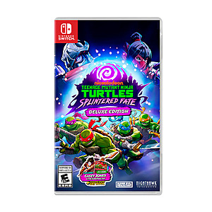 Teenage Mutant Ninja Turtles: Splintered Fate Deluxe Edition (Nintendo Switch) $18.99 @ Best Buy