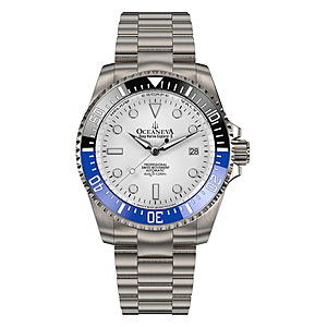 Oceaneva Deep Marine Explorer II Titanium Dive Watch Swiss SW-200 $400