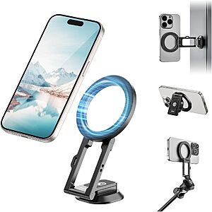 ULANZI MA50 Phone Holder for Magsafe, Aluminium Magnetic Phone Tripod Stand $10.73
