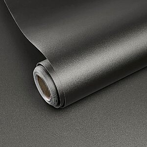 16" x 197" Metallic Matte Dark Gray Peel & Stick Vinyl Contact Paper $4.49 + Free Shipping w/ Prime or on $35+