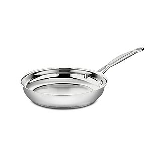 $14.95: Cuisinart Chef's Classic 8 In. Stainless Steel Open Skillet, 722-20 at Amazon