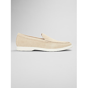 Joseph Abboud Men's Venetian Suede Loafers (Limited Sizes, Taupe) $24.99