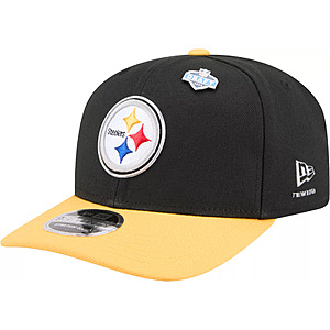 New Era Adult Pittsburgh Steelers NFL Draft 2026 Black 9Seventy Adjustable Hat $14.97