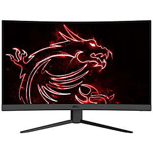 $120 FS WALMART MSI Optix G32C4W 32 inch Curved 1920x1080 HDMI DP 165Hz 1ms FreeSync LCD Gaming Monitor