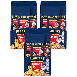 45-Pack 2.5-Oz PLANTERS Salted Roasted Peanuts $17.99 + Free Shipping w/ Prime or on $35+