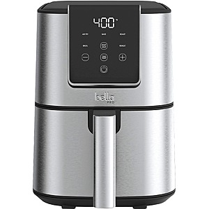 bella PRO - 4-qt. Touchscreen Slim Air Fryer - Stainless Steel $39.99 Bestbuy.com