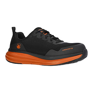 Brahma Men's Lightweight Nano Toe Work Shoes (Black Orange) $9.08