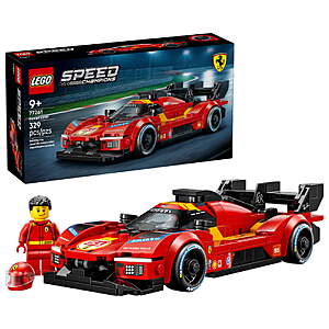 329-Pc LEGO Speed Champions Ferrari 499P (77261) + $4.25 Walmart Cash $25 + Free Shipping w/ Walmart+ or on $35+