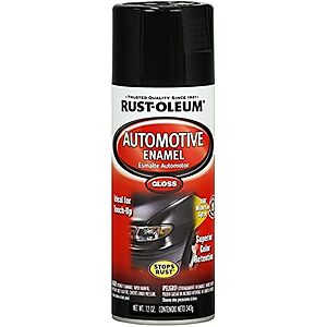 $5.98 | 12-Oz Rust-Oleum Stops Rust Automotive Enamel Spray Paint (Gloss Black) at Amazon
