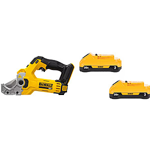 $268.00: DEWALT 20-volt 2-in Cordless PVC cutter & 20 -Volt 2.0 -Pack Battery ( 3.0 Ah 3.0 Ah Lithium-ion ) at Lowe's