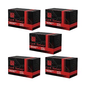 1000-Piece UV-Protective Trading Card Bundle w/ 500 Rigid Top Loaders & 500 Soft Penny Sleeves $24.99 + Free Shipping w/ Prime or on $35+
