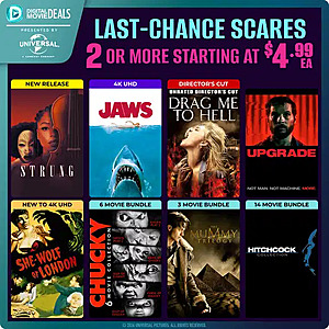 Fanflix: Unviersal Digital Titles $4.99+ wyb 2+ AND CODE
