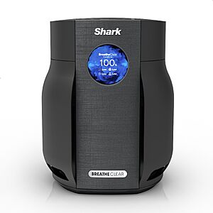 Shark NeverChange Detect iQ Compact Pro, BreatheClear Air Purifier, 300 sq. ft, various colors $179.99