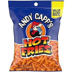 Andy Capp's Big Bag Hot Fries, 8 oz, 8 Pack Big Bag Hot Fries; great for after-school & game day; also perfect for parties & lunchboxes~$21.28 @ Amazon
