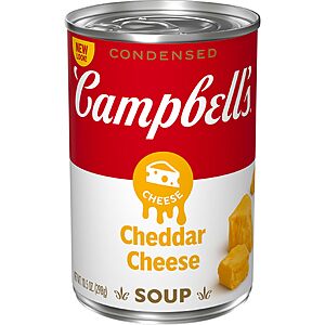 Campbell's Condensed Cheddar Cheese Soup, 10.5 oz Can~$0.95 With S&S @ Amazon