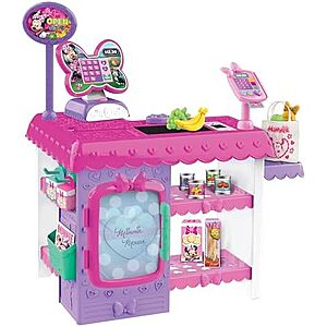 [AC] $57.61 | Just Play Disney Junior Minnie Mouse Marvelous Market Pretend Play Cash Register w/ 38-Piece Food & Accessories at Amazon