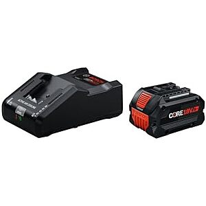 [NEW, AC] $149.58 | Bosch GXS18V-30N18 18V Starter Kit with CORE18V 8 Ah High Power Battery and 18V 16 Amp Battery Turbo Charger at Amazon