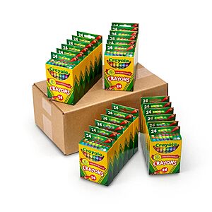24-Pack 24-Count Crayola Crayons Packs $12.00 + Free Shipping w/ Prime or on $35+