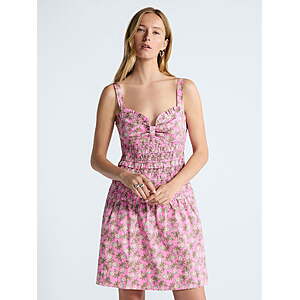 $7.37: Free Assembly Women's Tiered Smocked Mini Dress, M/L at Walmart.com
