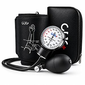 Amazon: CUG Manual Blood Pressure Cuff w/ 9–17" D-Ring Arm Cuff & Carrying Case $13.43 w/ Code