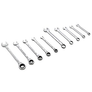 YMMV, $13.99, Tractor Supply, JobSmart Assorted Combination and Ratcheting Wrench Set, 10 pc., SAE or metric,