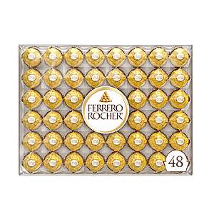 $13.49 Costco B&M (MEMBERS) Ferrero Rocher, Milk Chocolate Hazelnut Candy, 21.2 oz, 48 Count
