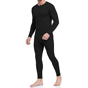 Men's Thermal Underwear Johns Set w/ Top & Bottom (Various) $10 + Free Shipping w/ Prime or on $35+