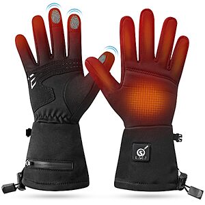 Upgraded Heated Glove Liners for Men Women, Rechargeable Electric Battery Heated Gloves Windproof Winter Glove Liners Thin Gloves Hand Warmer $86.39