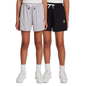 2-Pack Reebok Girl’s Athletic Balance Gym Short (Sizes 4-12) $4.50 + Free S&H w/ Walmart+ or $35+