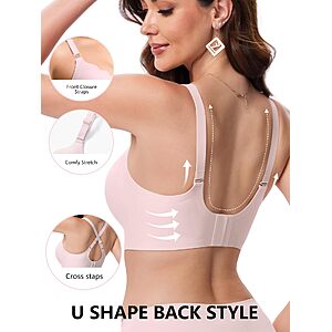 COCOMARTS Jelly Bras for Women No Underwire Wireless Push Up Bra $9.99