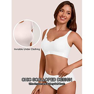 COCOMARTS Jelly Bras for Women No Underwire Push Up Bra $9.99