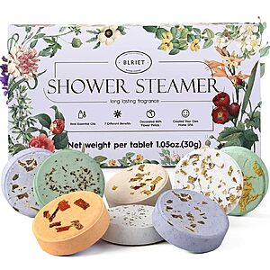 Blriet Shower Steamers Aromatherapy Relief Gifts 8 CT $3.99 AC