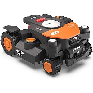 $1399.99* | WORX WR341 4WD Robot Lawn Mower (for up to 1/4 Acre) at Amazon