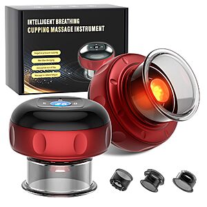 Estefanlo 2 Pack 4-in-1 Smart Cupping Therapy Set with Heat $29.99 AC + Free Shipping