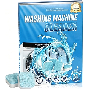 Gihen Washing Machine Cleaning Tablets 24 Count - $7.99 After coupon