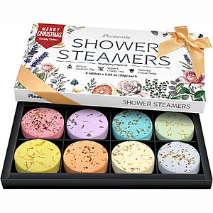 8-pack RUSEMLE Aromatherapy Shower Steamers Gift Set $3.96 + Free Shipping w/ Prime or on $35+
