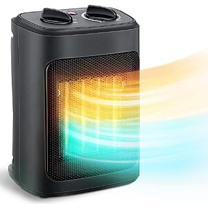 Aikoper 1500W Electric Heaters Indoor Portable with Thermostat $16.99