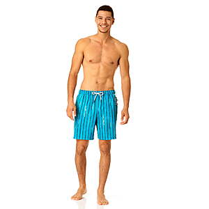 Rugged Shark Men's & Big Men's Swim Trunks, 7" Inseam, Sizes S-L $2.75-$2.80