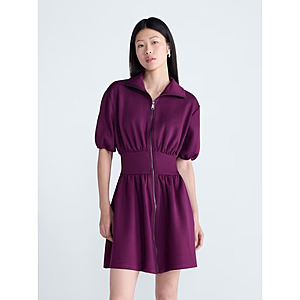 Scoop Women's and Women's Plus Scubaknit Zip Front Dress, Sizes XS-4X $14.12 - $14.67