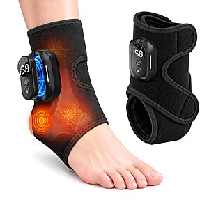 Heated Ankle/Foot/Arm massager, $31.59 w/ coupon and code