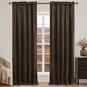 Amazon – LAMIT Velvet Blackout Curtains 2-Panel Set $13.49-$26.49 (50% Off at Checkout)