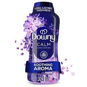 [S&S] $11.46: Downy Calm In-Wash Laundry Scent Booster Beads, Lavender and Vanilla Bean, 30.1 oz