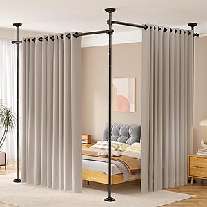 Amazon – SUNALLY 28–114-in Privacy Room Divider $23.64 w/ Code