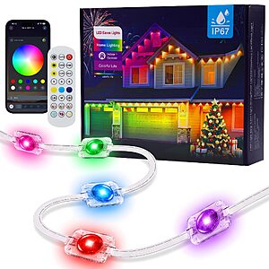 Amazon – PADONISE 200-ft Permanent Outdoor Lights $39.99 w/ Code